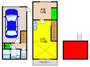 エルモス藤崎駅前の物件間取画像